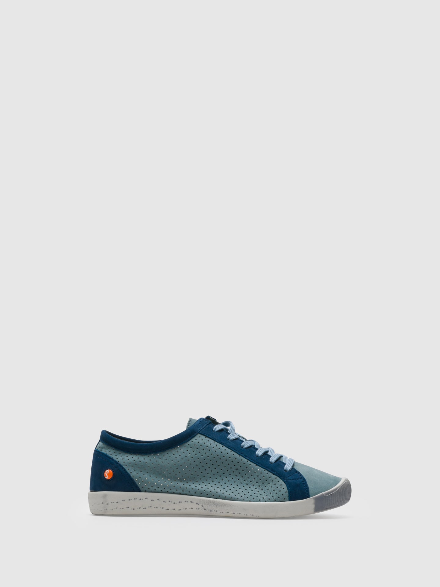 Softinos Blue Lace-up Trainers